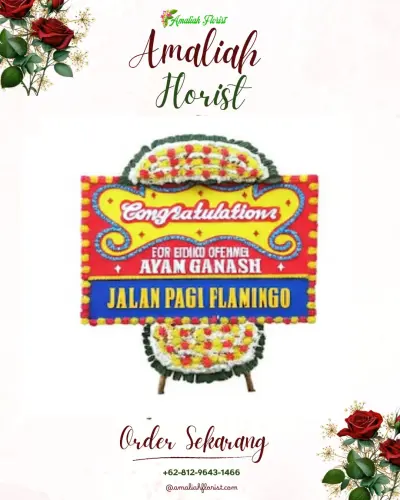 Bunga Papan Congratulation di Jambesari